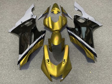 Ciment Noir & Or 17-21 Yamaha R6 Carénage