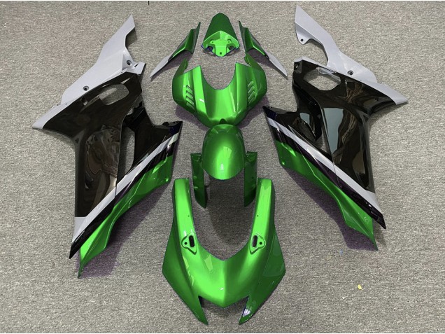 Ciment Noir & Vert 17-21 Yamaha R6 Carénage Ciment Noir & Vert 17-21 Yamaha R6 Carénage