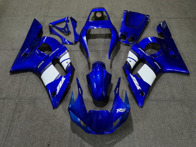 Conception Bleu Blanc 98-02 Yamaha R6 Carénage Conception Bleu Blanc 98-02 Yamaha R6 Carénage