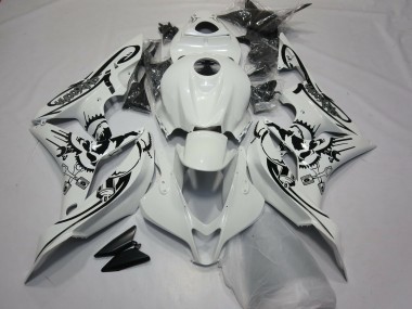 Conception Spéciale Blanc Brillant 07-08 Honda CBR600RR Carénage