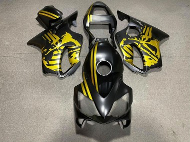 Crane Noir Mat & Doré 01-03 Honda CBR600 F4i Carénage