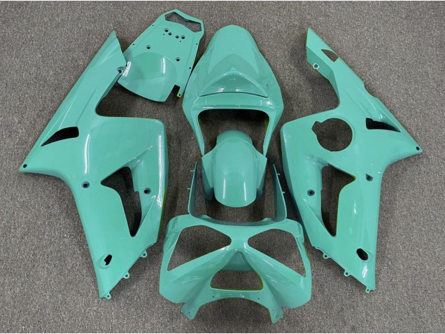 Cyan Brillant Uni 03-04 Kawasaki ZX6R Carénage Cyan Brillant Uni 03-04 Kawasaki ZX6R Carénage