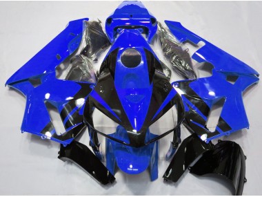 Design Bleu Brillant & Noir 05-06 Honda CBR600RR Carénage