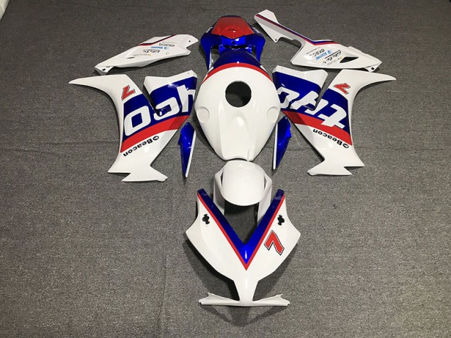 Design De Course Blanc 12-16 Honda CBR1000RR Carénage Design De Course Blanc 12-16 Honda CBR1000RR Carénage