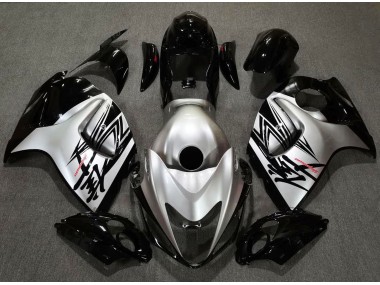 Design Noir Brillant & Argent 08-20 Suzuki GSXR 1300 Carénage