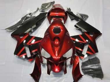 Design Rouge & Noir Brillant 05-06 Honda CBR600RR Carénage