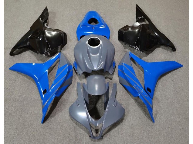 Double Bleu Sur Gris 09-12 Honda CBR600RR Carénage Double Bleu Sur Gris 09-12 Honda CBR600RR Carénage