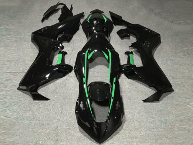 Doublure Noir Brillant & Vert Forêt 17-23 Honda CBR1000RR Carénage Doublure Noir Brillant & Vert Forêt 17-23 Honda CBR1000RR Carénage