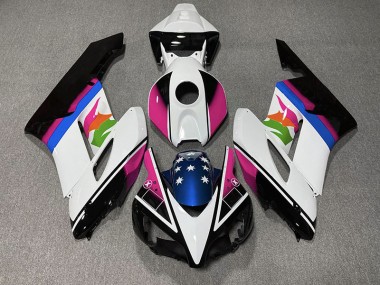 Drapeau Rose & Bleu 04-05 Honda CBR1000RR Carénage