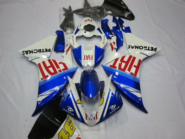 Fiat Avec Bleu Clair 12-14 Yamaha R1 Carénage Fiat Avec Bleu Clair 12-14 Yamaha R1 Carénage