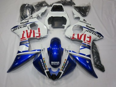 Fiat Bleu Profond 05 Yamaha R6 Carénage