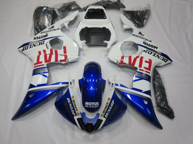 Fiat Bleu Profond 05 Yamaha R6 Carénage
