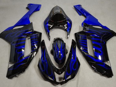 Flamme Bleue 07-08 Kawasaki ZX6R Carénage
