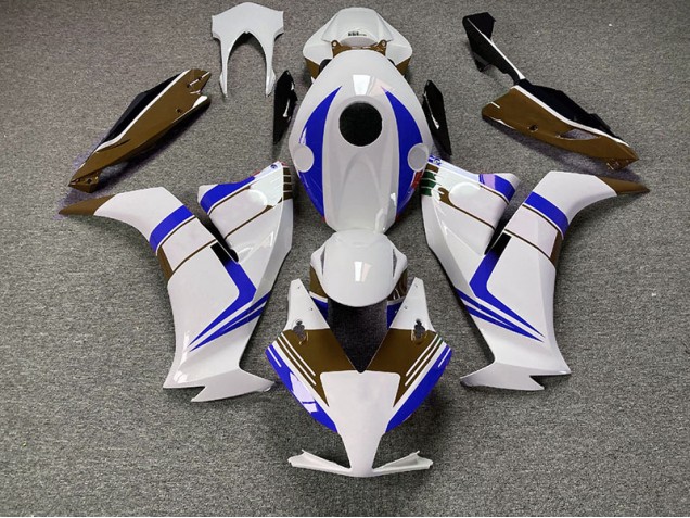 Fondu Bleu Brillant & Noir 12-16 Honda CBR1000RR Carénage Fondu Bleu Brillant & Noir 12-16 Honda CBR1000RR Carénage