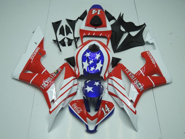 Geico 14 07-08 Honda CBR600RR Carénage Geico 14 07-08 Honda CBR600RR Carénage