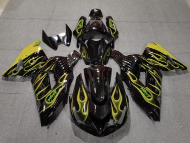 Giallo Fiamma 06-11 Kawasaki ZX14R Carénage