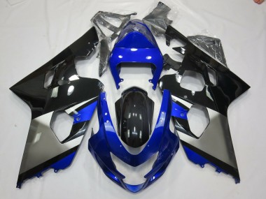 Gris Bleu & Noir 04-05 Suzuki GSXR 600-750 Carénage