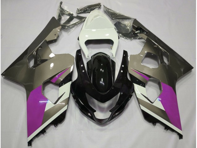 Gris Brillant 04-05 Suzuki GSXR 600-750 Carénage Gris Brillant 04-05 Suzuki GSXR 600-750 Carénage