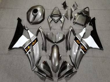 Gris Brillant & Bronze 08-16 Yamaha R6 Carénage