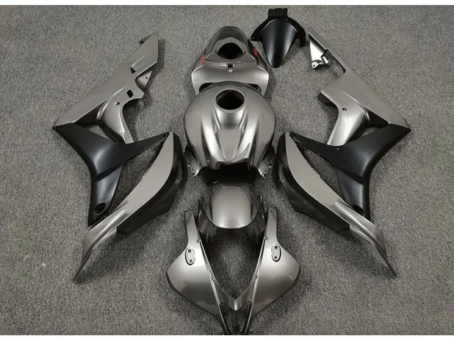 Gris Brillant & Noir 07-08 Honda CBR600RR Carénage Gris Brillant & Noir 07-08 Honda CBR600RR Carénage