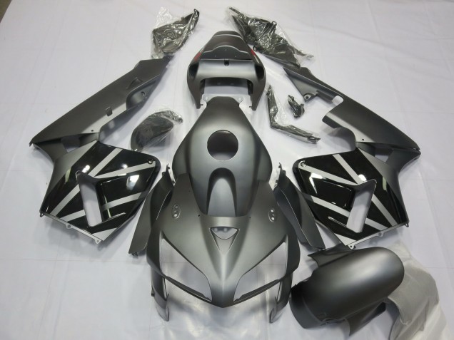 Gris Mat & Noir 05-06 Honda CBR600RR Carénage Gris Mat & Noir 05-06 Honda CBR600RR Carénage