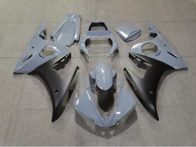 Gris & Noir Mat 03-04 Yamaha R6 Carénage Gris & Noir Mat 03-04 Yamaha R6 Carénage