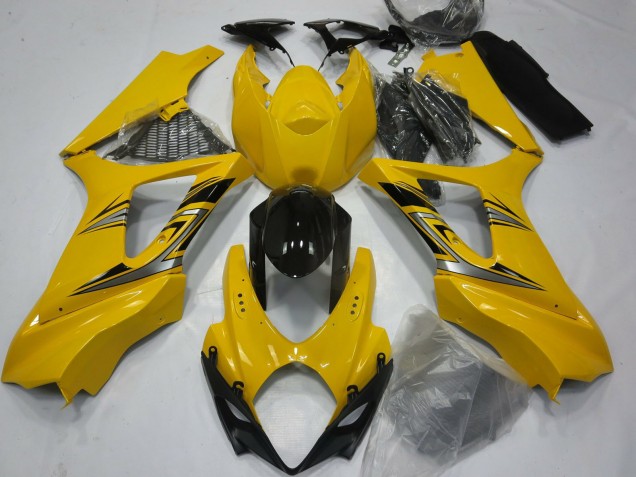 Jaune Brillant 07-08 Suzuki GSXR 1000 Carénage Jaune Brillant 07-08 Suzuki GSXR 1000 Carénage