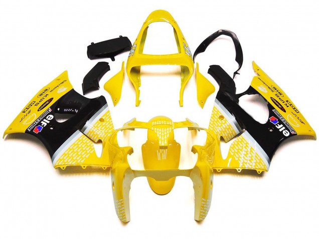 Jaune Brillant 1 00-02 Kawasaki ZX6R Carénage