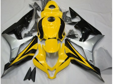 Jaune Brillant Argent & Noir 07-08 Honda CBR600RR Carénage