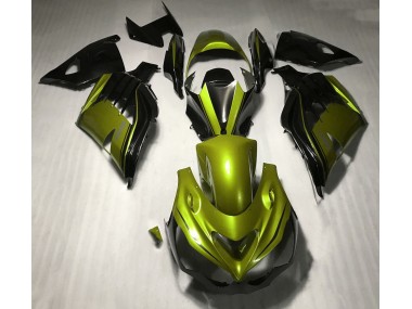 Jaune Brillant & Noir 12-21 Kawasaki ZX14R Carénage