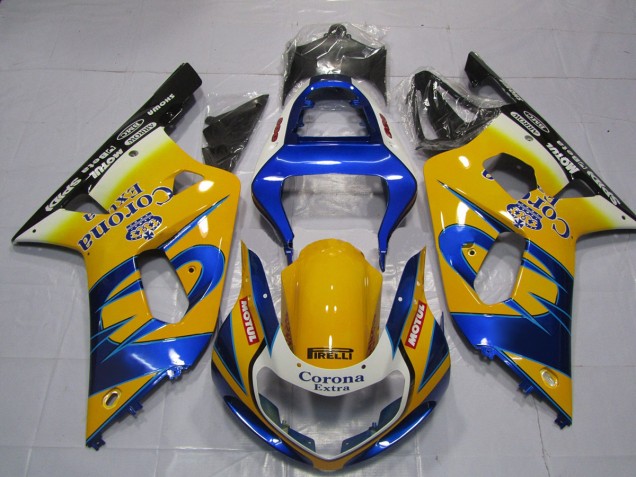 Jaune Corona 01-03 Suzuki GSXR 600-750 Carénage Jaune Corona 01-03 Suzuki GSXR 600-750 Carénage