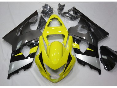 Jaune & Gris 04-05 Suzuki GSXR 600-750 Carénage
