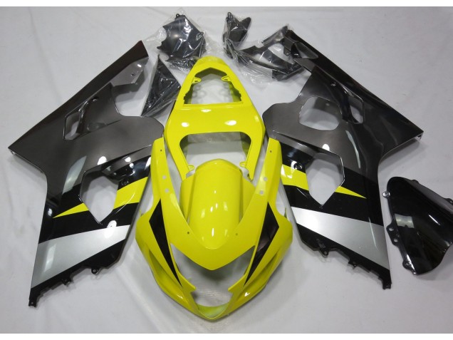 Jaune & Gris 04-05 Suzuki GSXR 600-750 Carénage Jaune & Gris 04-05 Suzuki GSXR 600-750 Carénage