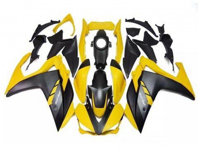 Jaune & Noir 15-18 Yamaha R3 Carénage Jaune & Noir 15-18 Yamaha R3 Carénage