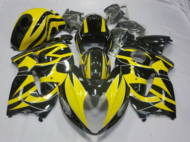 Jaune & Noir 97-07 Suzuki GSXR 1300 Carénage Jaune & Noir 97-07 Suzuki GSXR 1300 Carénage