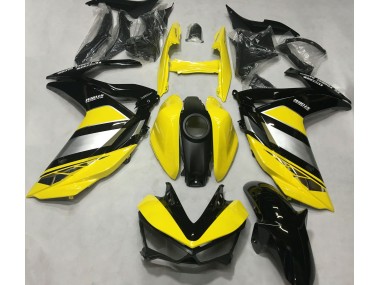 Jaune & Noir Brillant 15-18 Yamaha R3 Carénage