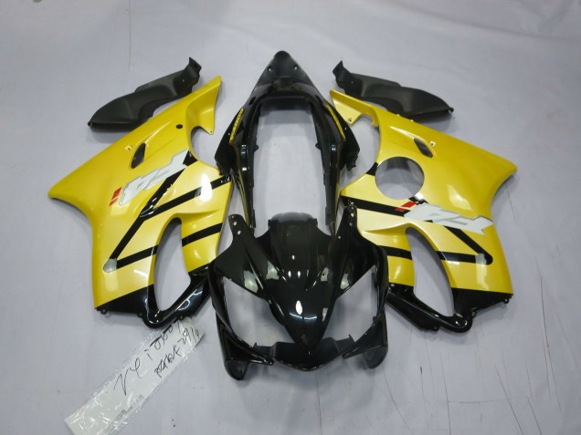 Jaune Perle Noir Brillant 04-07 Honda CBR600 F4i Carénage Jaune Perle Noir Brillant 04-07 Honda CBR600 F4i Carénage