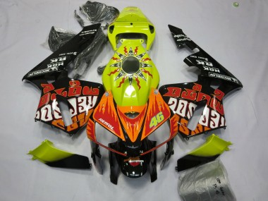 Jaune Vif Rossi 05-06 Honda CBR600RR Carénage