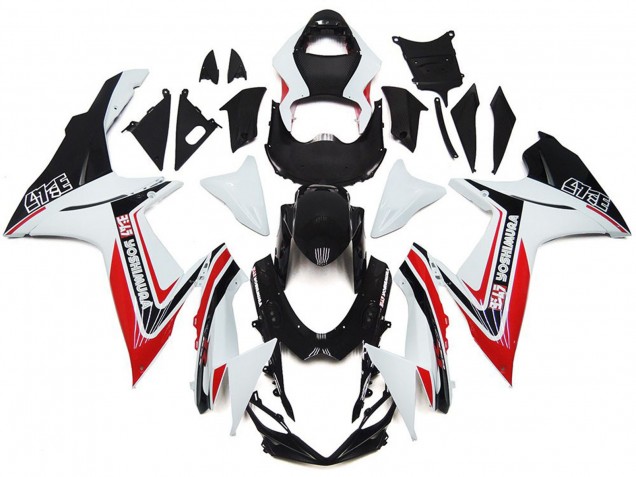 Kit De Style Personnalisé Rouge 11-24 Suzuki GSXR 600-750 Carénage Kit De Style Personnalisé Rouge 11-24 Suzuki GSXR 600-750 Carénage