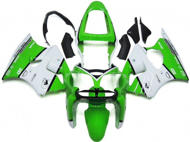 Kit Gloss Vert Clair 00-02 Kawasaki ZX6R Carénage Kit Gloss Vert Clair 00-02 Kawasaki ZX6R Carénage