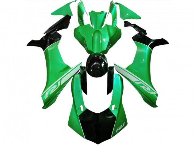 Lézard Vert & Noir 15-19 Yamaha R1 Carénage Lézard Vert & Noir 15-19 Yamaha R1 Carénage
