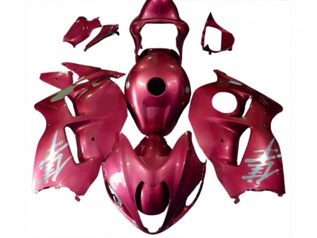 Logo Rouge Brillant & Argent 97-07 Suzuki GSXR 1300 Carénage Logo Rouge Brillant & Argent 97-07 Suzuki GSXR 1300 Carénage