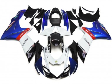 Logos Personnalisés Avec Bleu & Rouge 11-24 Suzuki GSXR 600-750 Carénage