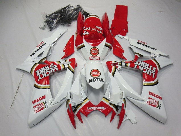 Lucky Strike 06-07 Suzuki GSXR 600-750 Carénage Lucky Strike 06-07 Suzuki GSXR 600-750 Carénage