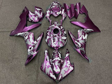 Magenta Foncé Camouflage 04-06 Yamaha R1 Carénage