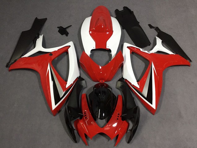 Modèle Rouge 06-07 Suzuki GSXR 600-750 Carénage Modèle Rouge 06-07 Suzuki GSXR 600-750 Carénage