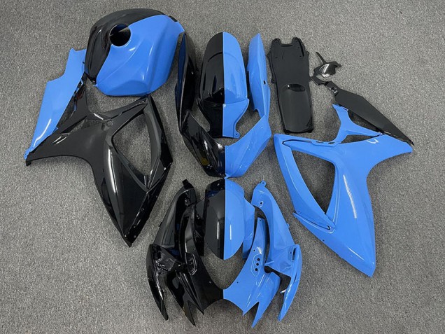 Moitié Bleu & Noir 06-07 Suzuki GSXR 600-750 Carénage
