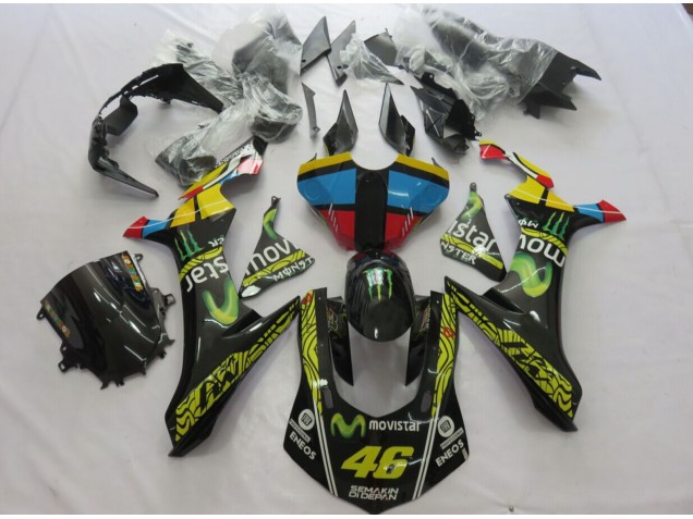 Movistar 15-19 Yamaha R1 Carénage Movistar 15-19 Yamaha R1 Carénage