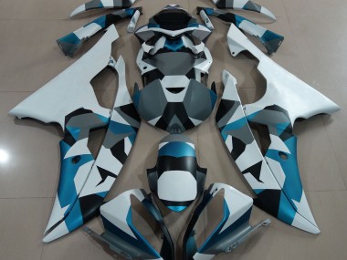Neige Bleu Glacier Camo 08-16 Yamaha R6 Carénage
