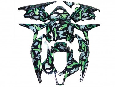 Neige Verte Camo 09-12 Honda CBR600RR Carénage